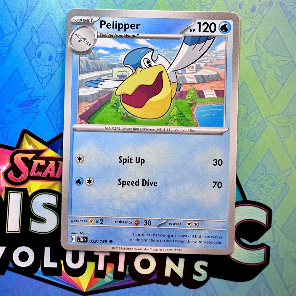 pelipper (039/159) - uncommon — pokémon: journey together